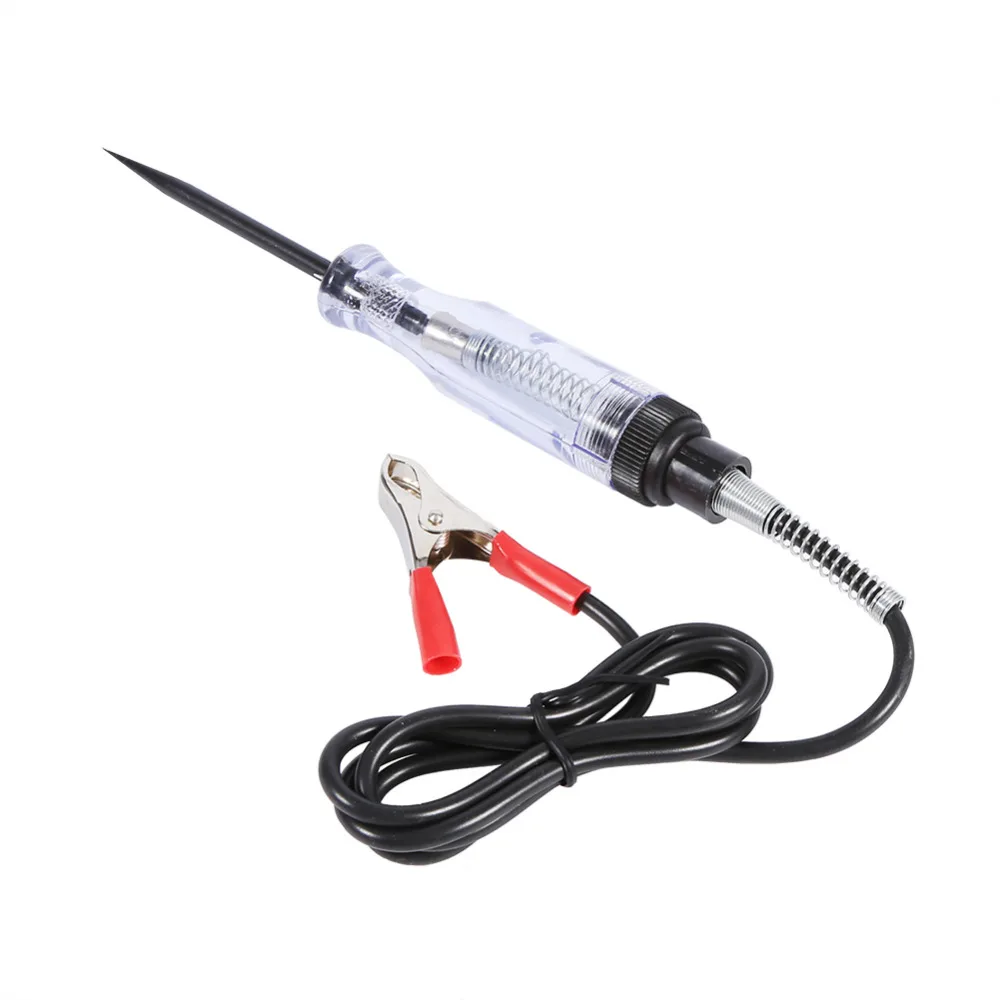 

Auto 6V 12V 24V DC Car Truck Voltage Circuit Tester Car Test VoltMet Long Probe Pen Light Bulb Automobile Maintenance Tools