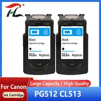 2 black pg512 cl513 catridge compatible for canon pg 512 cl 513 ink cartridge pixma mp230 mp250 mp240 mp270 mp480 ip2700 printer