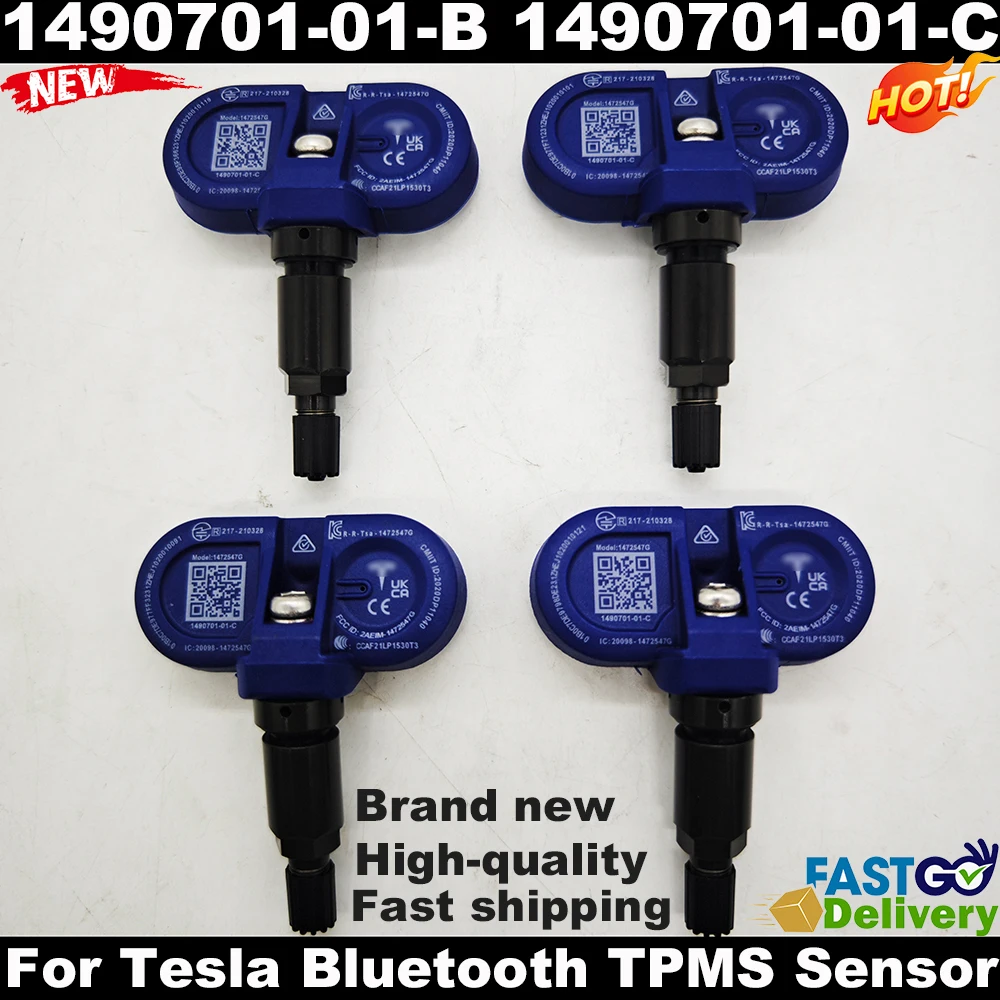 

Для модели 3 Y X S 2020-2024 гг. 1490701 -01-B Датчики давления TPMS Монитор давления в шинах Bluetooth 1490750 -01-А