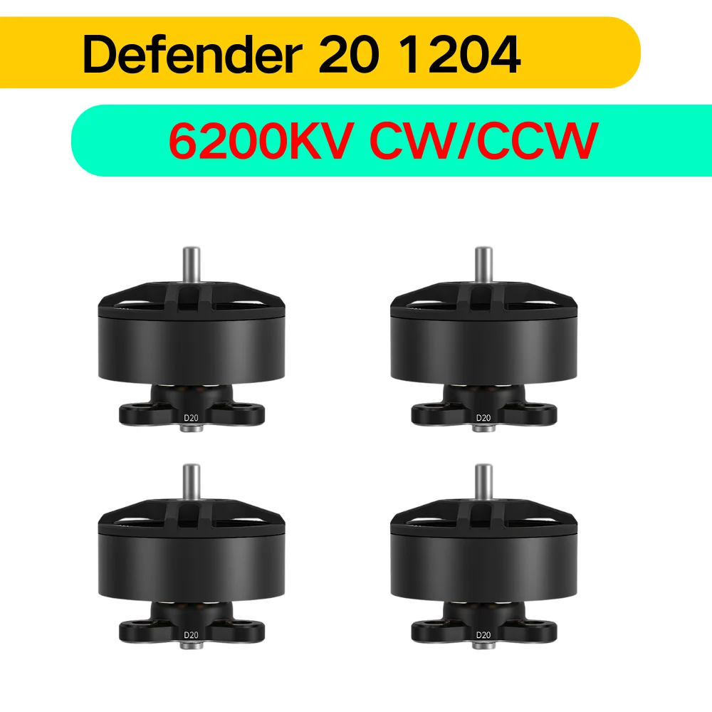 IFlight Defender 20 Motor 1204 6200KV с валом 1 5 мм для гоночного дрона RC FPV