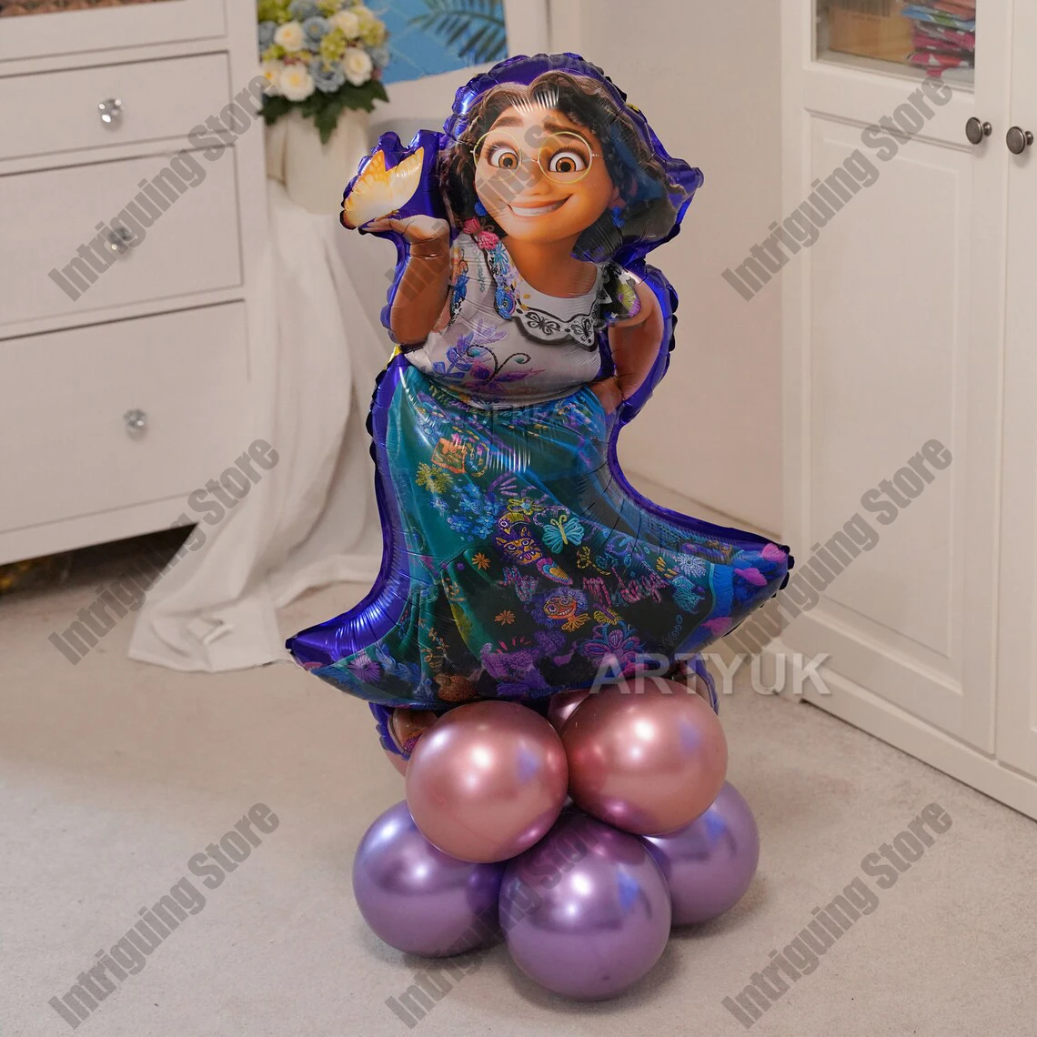 

12 шт., металлические шары из фольги для девочек