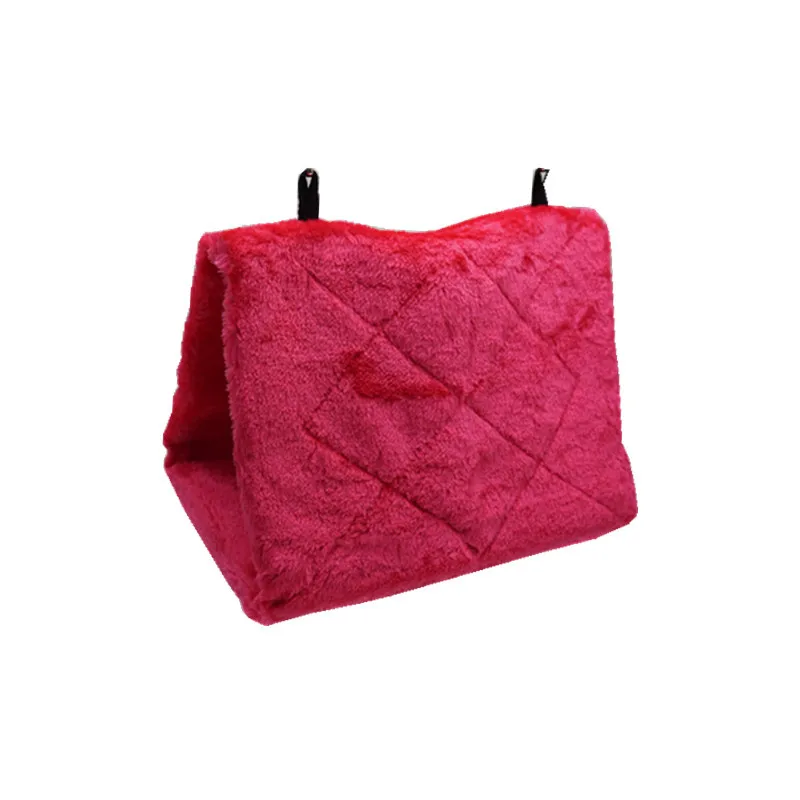 Треугольное Фланелевое птичье гнездо для осени и зимы теплый домик птицы клетка