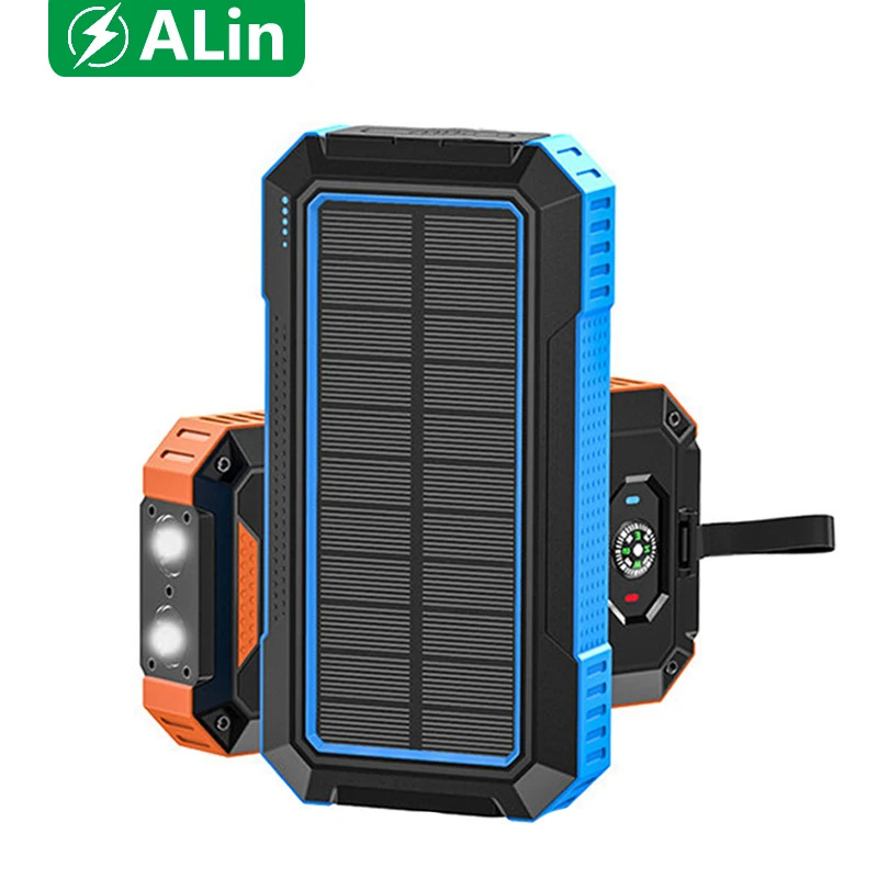 

Solar Power Bank 15W Fast Qi Wireless Charger for iPhone 12 Samsung S21 Xiaomi Poverbank 22.5W Fast Charging 100000mAh Powerbank