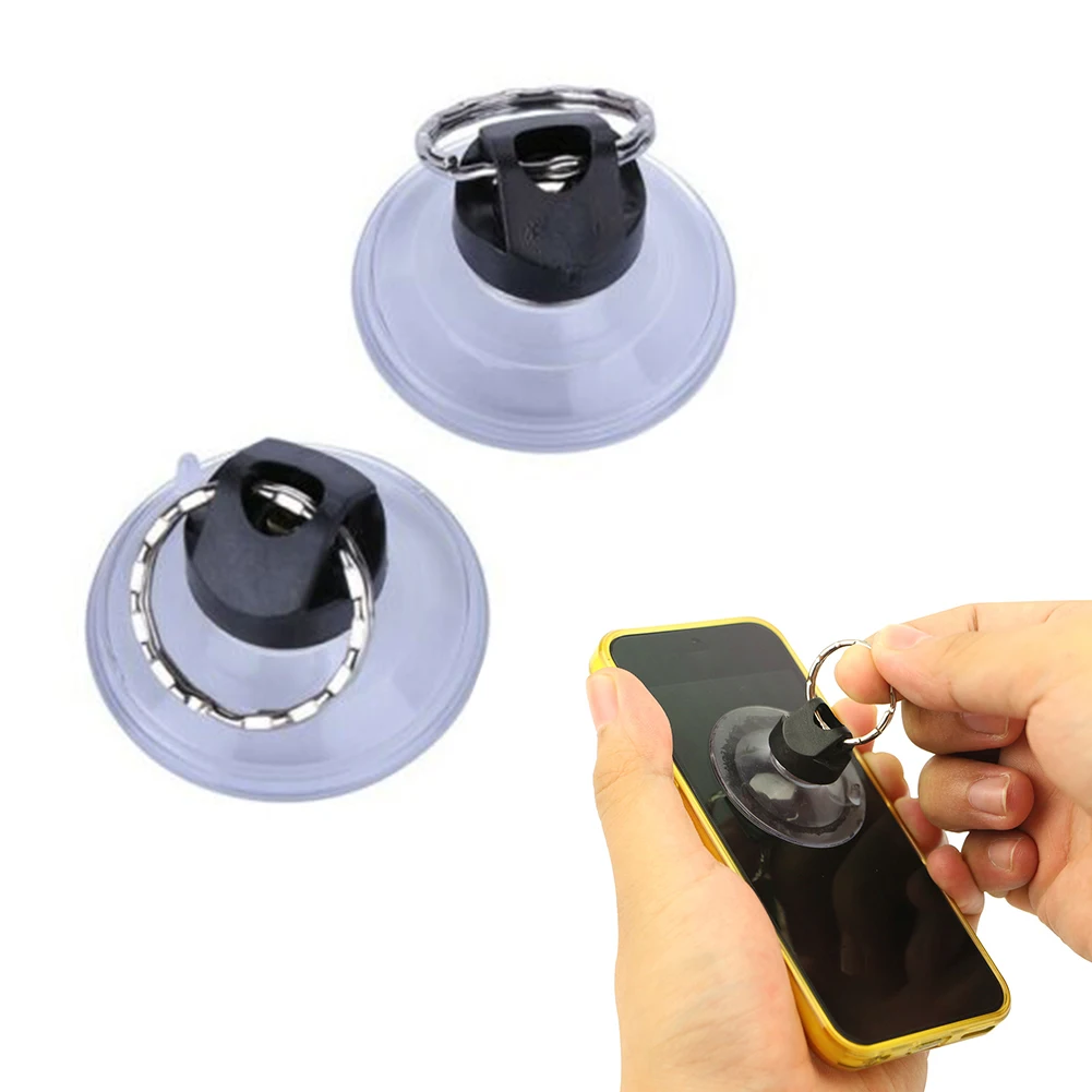 

3pcs/pack Hand Tools Phone Repair With Key Ring DIY Screen Opening Strong Small Suction Cup Multifunctional Heavy Duty Sucker