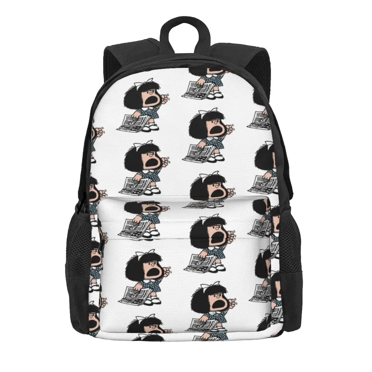 

Женский Повседневный Рюкзак с газетами и принтом, из полиэстера