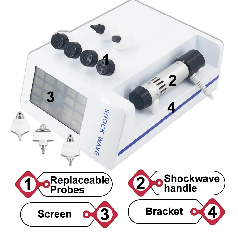 300mj Аппарат для ударно-волновой терапии Облегчение боли расслабления мышц