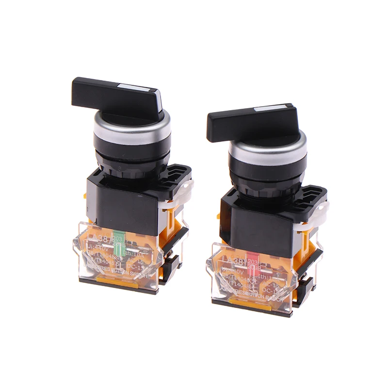 22 мм LA38-11X2/20X3/40X3 самоблокирующийся ручной переключатель 10A 400 В выключатель