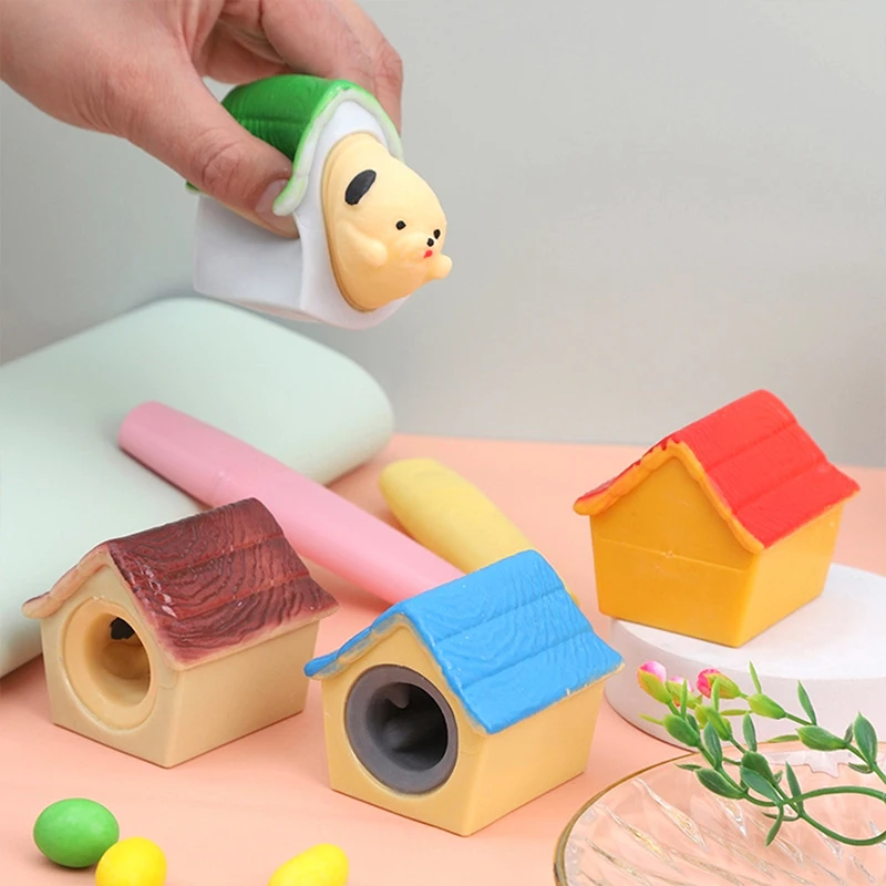 

Decompression Toy Doghouse Squeeze Dog Cup Antistress Childrens Gift Educational Toy Children's Puzzle Stress Relief Toy