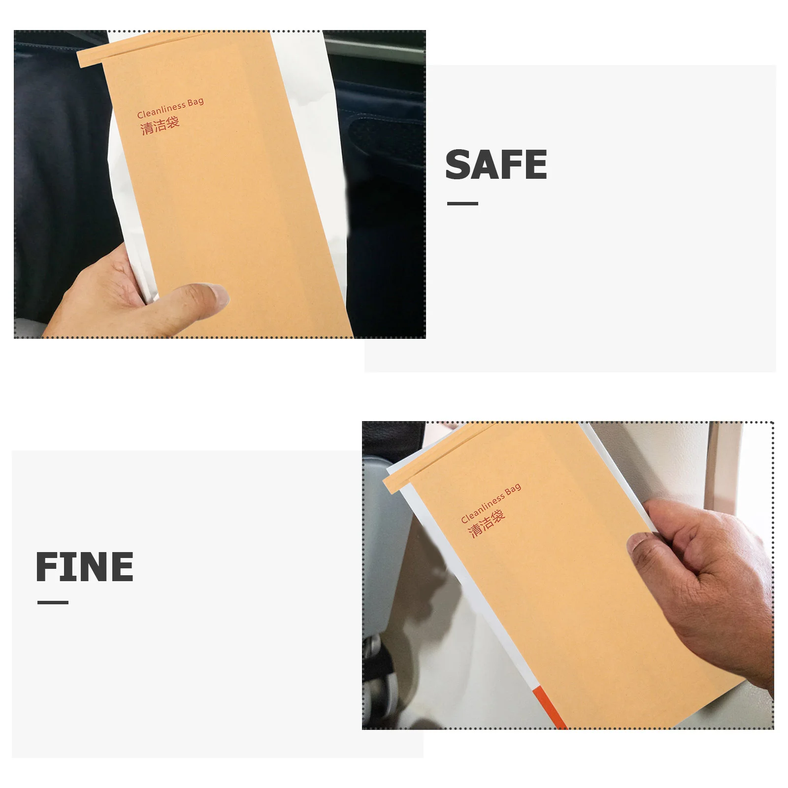 50 шт. дорожная сумка для рвоты сумки портативного самолета уличного мусорного