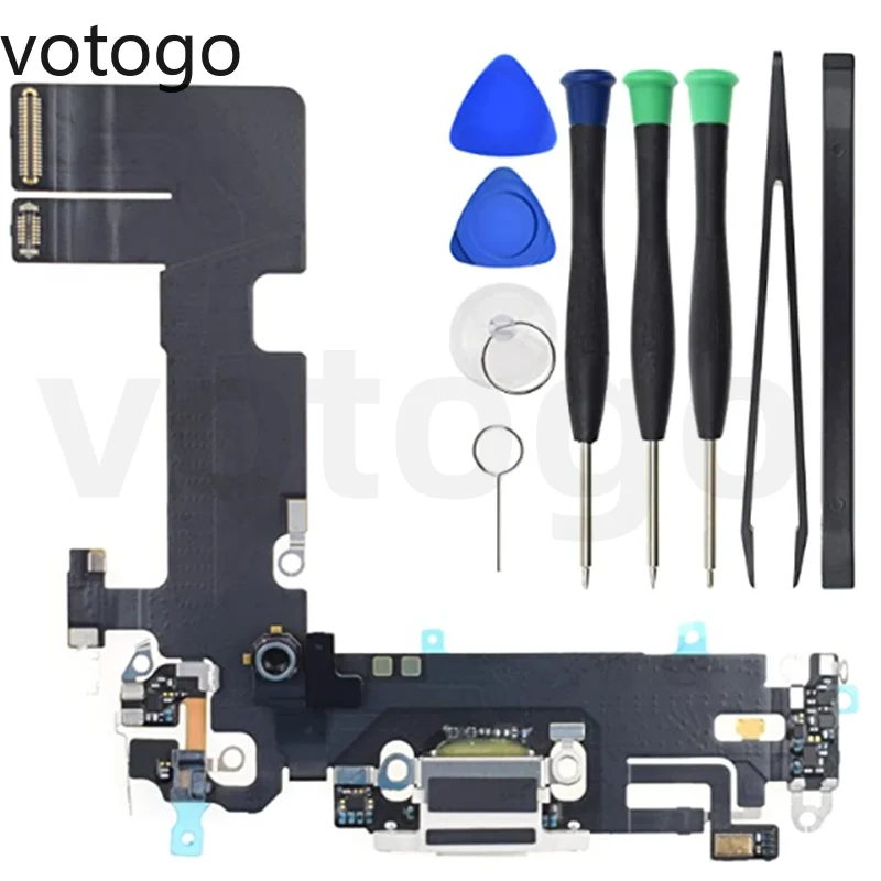

Для iPhone 13 Pro Max mini USB зарядный порт гибкий кабель для наушников антенна микрофон док-разъем Замена + ремонтные комплекты