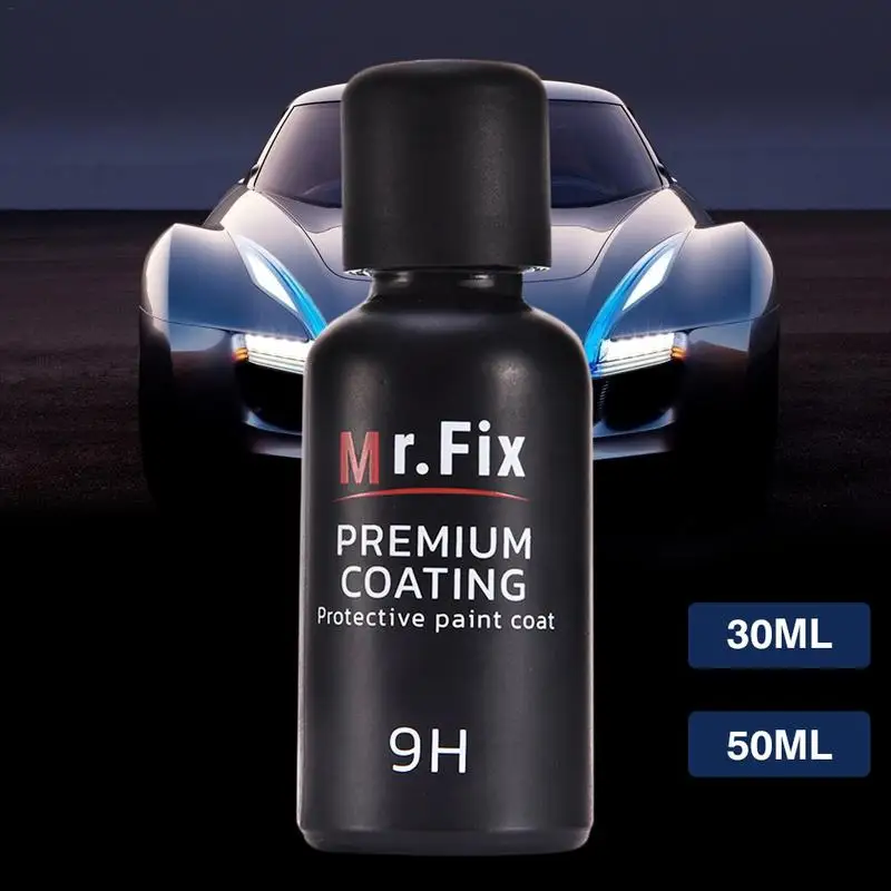 

30ML 50ML Upgraded 9H Ceramic Coat Car Polish Liquid Crystal Set High Density Car Super Hydrophobic GLass Coating