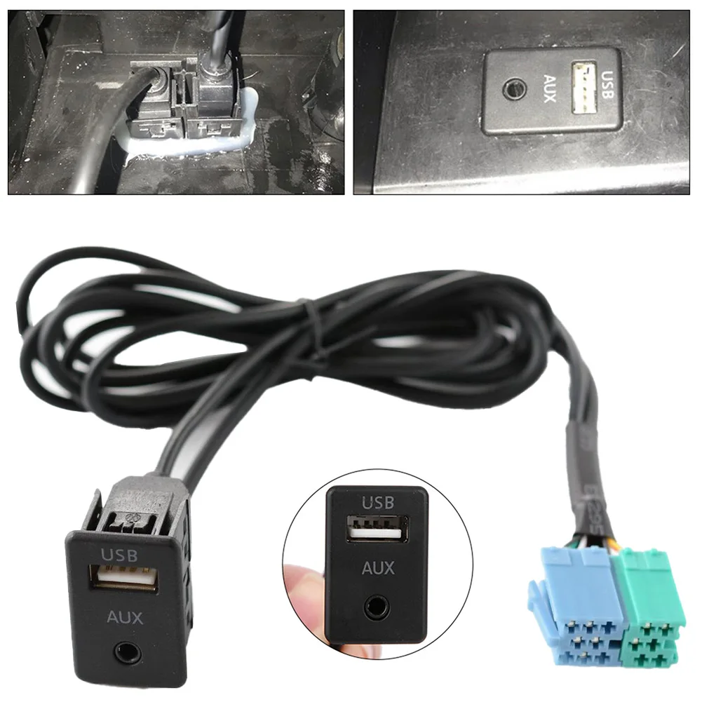 

Удлинительный кабель AUX USB кабель-удлинитель AUX USB-кабель AUX USB-порт адаптер кабель Автомобильная электроника