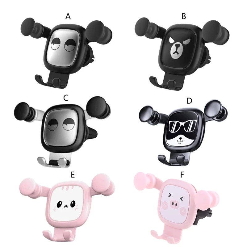 

Air Vent Outlet Phone Holder for Most Phones Easy to Install Good Compatibility