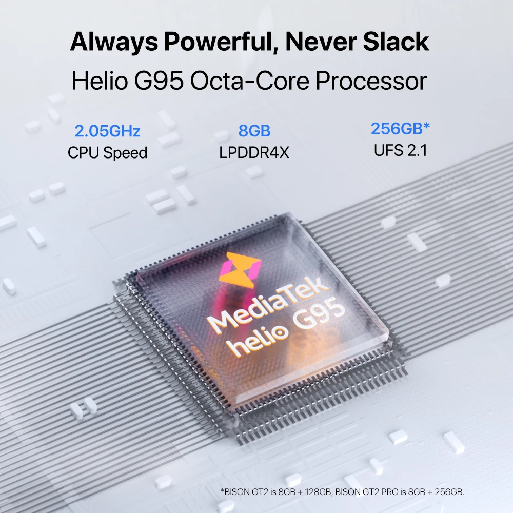 UMIDIGI BISON GT2 GT2 PRO Android 12 Rugged Smartphone Helio G95 6.5