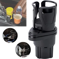 car 360 degree slip proof rotating cup holder multifunctional dual drinking bottle mug holder car interior accessories