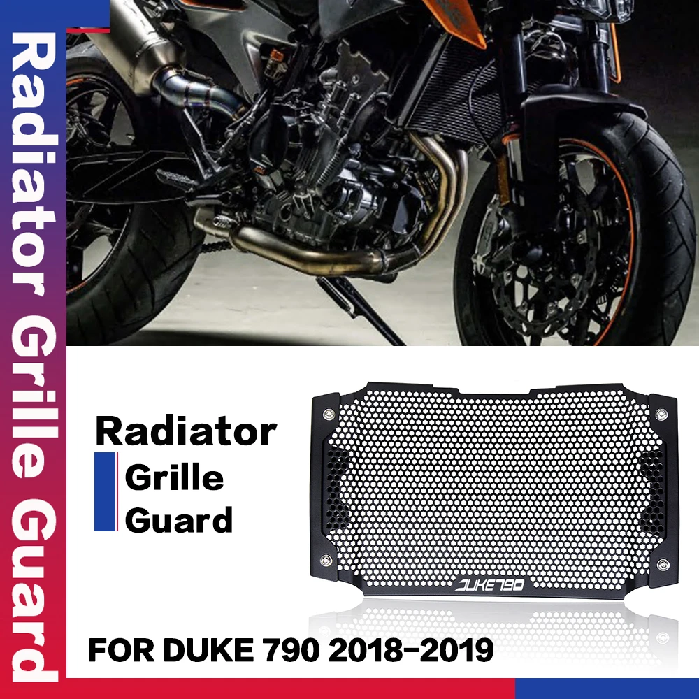 

Motorbike Parts For KTM DUKE790 Duke 790 2018 2019 Motorcycle Aluminium Tool Accessories Radiator Grille Guard Cover Protector