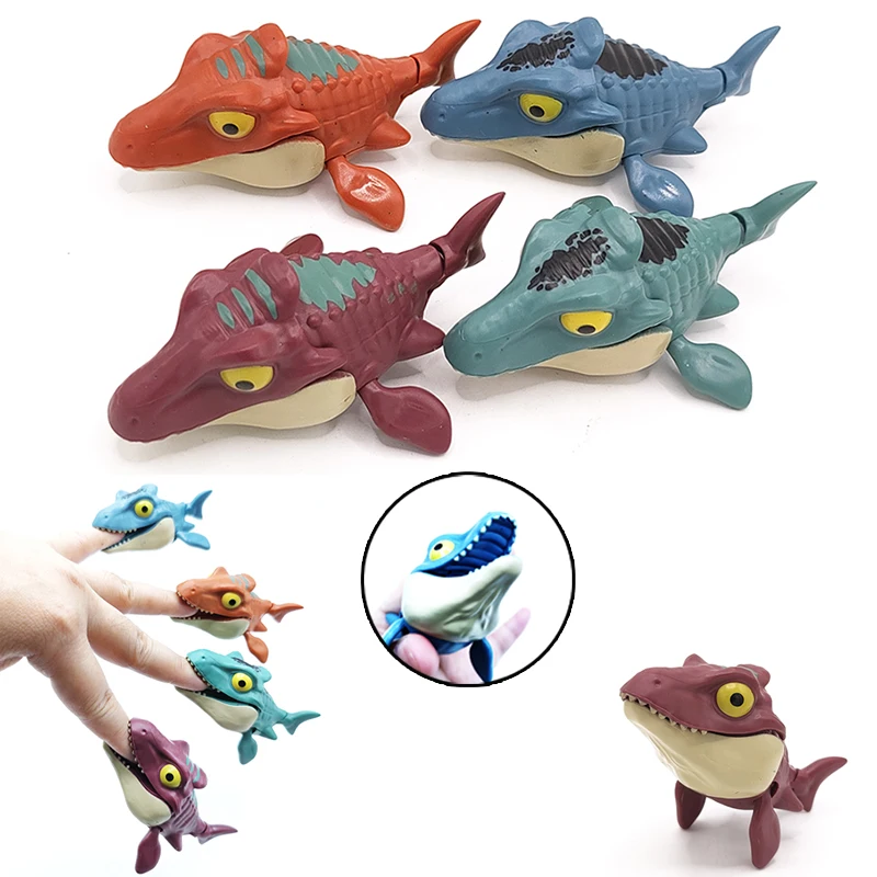 Игрушки-Динозавры юрского периода Mossaurus интерактивные игрушки-фиджеты синего