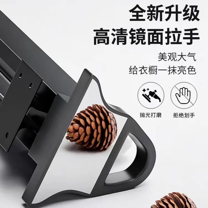 Регулируемая Вешалка для одежды тяжелая выдвижная штанга шкафа 25 см верхнее