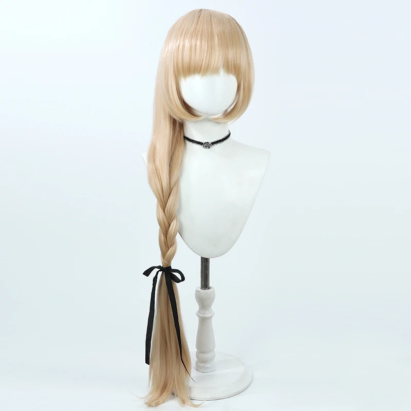 Aesc парик для косплея Спасителя FGO Fate Grand Order 100 см Длинные Синтетические волосы