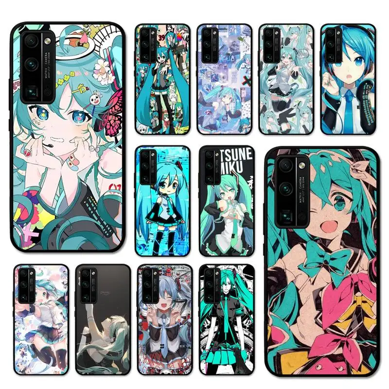 

Anime H-Hatsunes M-MikU Phone Case for Huawei Honor 10 i 8X C 5A 20 9 10 30 lite pro Voew 10 20 V30 coque
