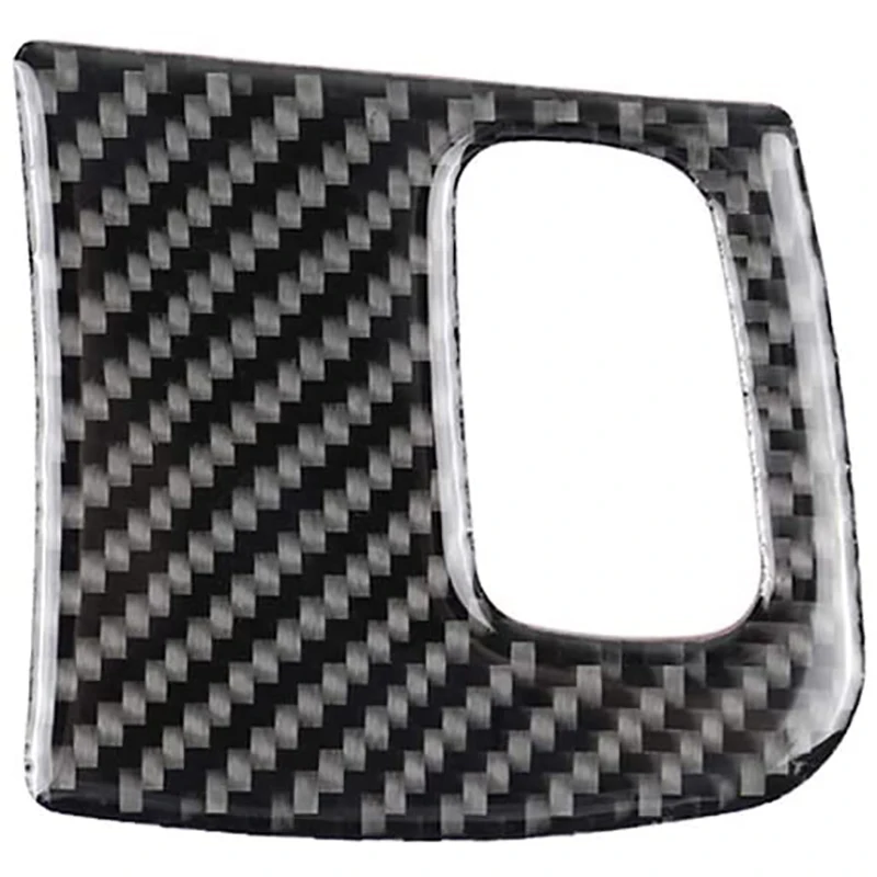 

Кнопка переключателя включения и остановки двигателя из углеродного волокна, панель ключа зажигания, декоративная отделка для Audi A4 B8 A5 8T S5 ...