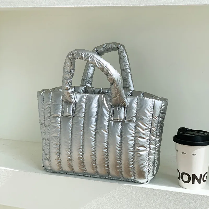 Мягкая нейлоновая хозяйственная сумка-тоут через плечо для женщин 2023 корейская