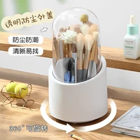 youpin portable rotating makeup brush bucket lipstick eyebrow pencil eye shadow brush storage box dustproof pen holder