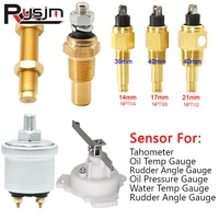 18 npt temperature temp sensor water oil unit sender rpm tacho sensors oil pressure sensor for 52mm85mm gauge electric sender