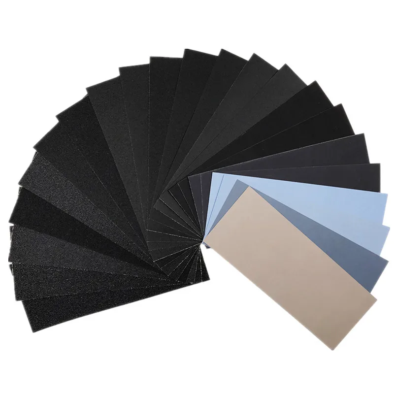 

20pc Sandpaper Set 1000/2000/3000/5000/7000 Grit Sanding Paper Water/Dry Abrasive SandPapers For Wood Metal Polishing Automotive