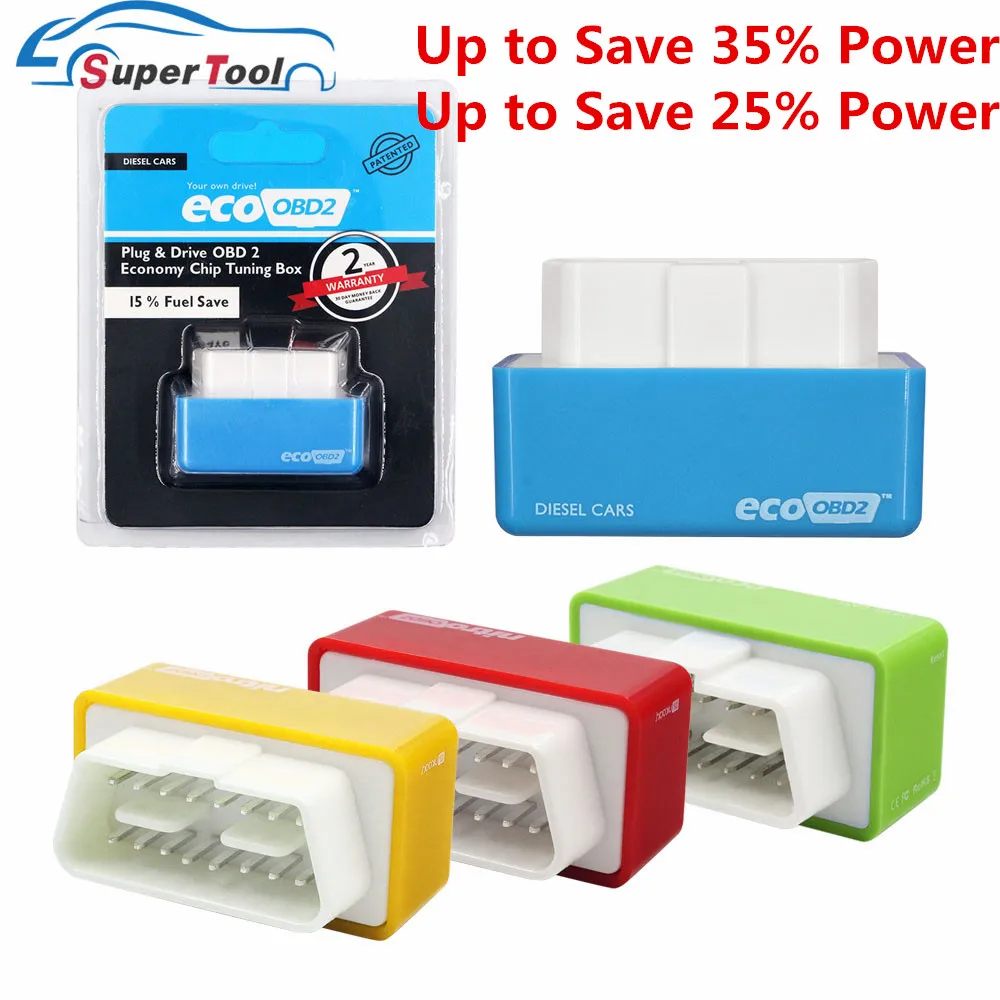 Экономия 25% топлива Nitro OBD2 чип тюнинг коробка EcoOBD более мощный крутящий момент
