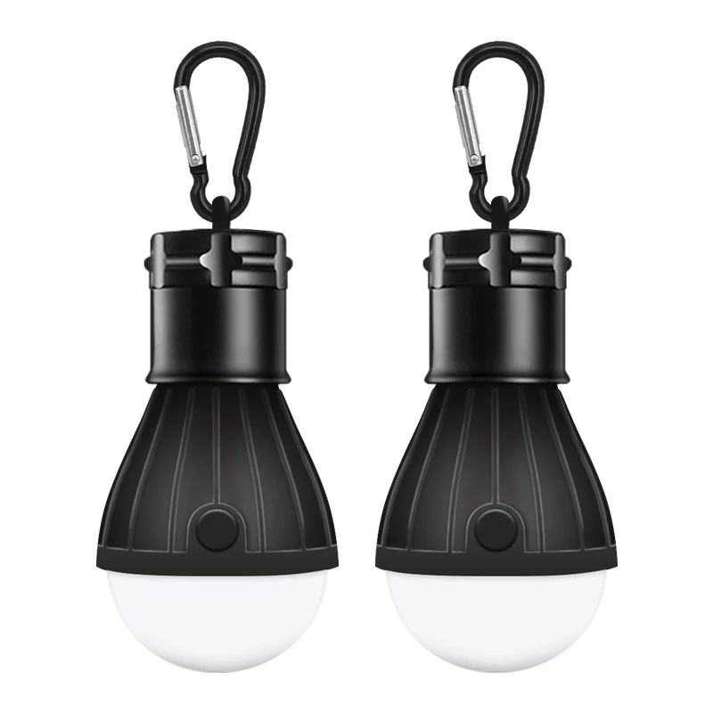 

2PCS Portable Tent Light Mini LED Emergency Battery Lights For Hiking Backpacking Fishing BBQ Outdoor Light Camping Equipment