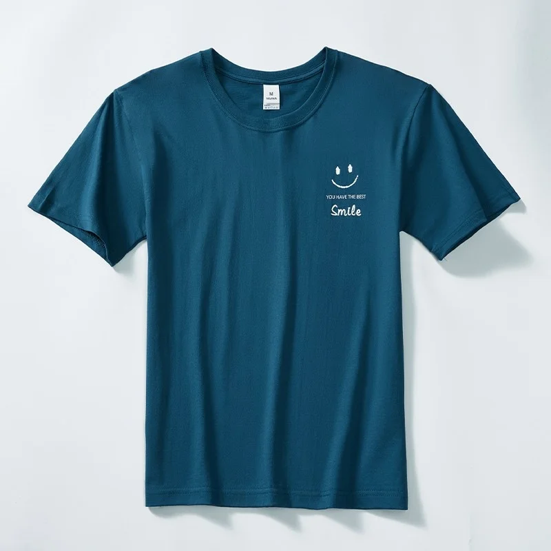 

Мужская Тонкая футболка с коротким рукавом, повседневная Однотонная футболка с коротким рукавом, Новинка лета 2022