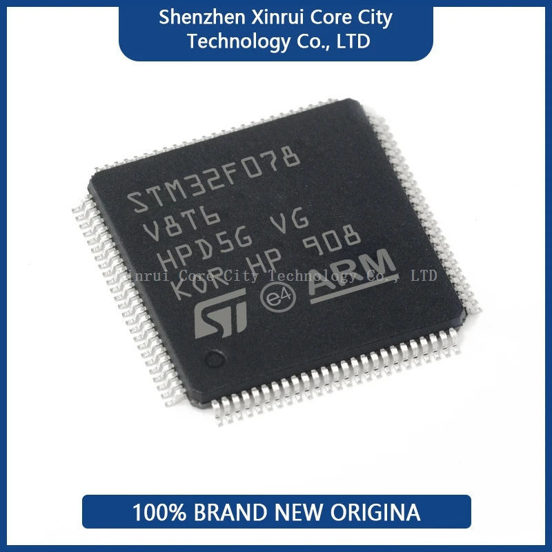 

100% IC STM32F078VBT6 STM32F078 STM32F MCU Original Assembled Real ProductProgrammable Microcontroller Module Chips