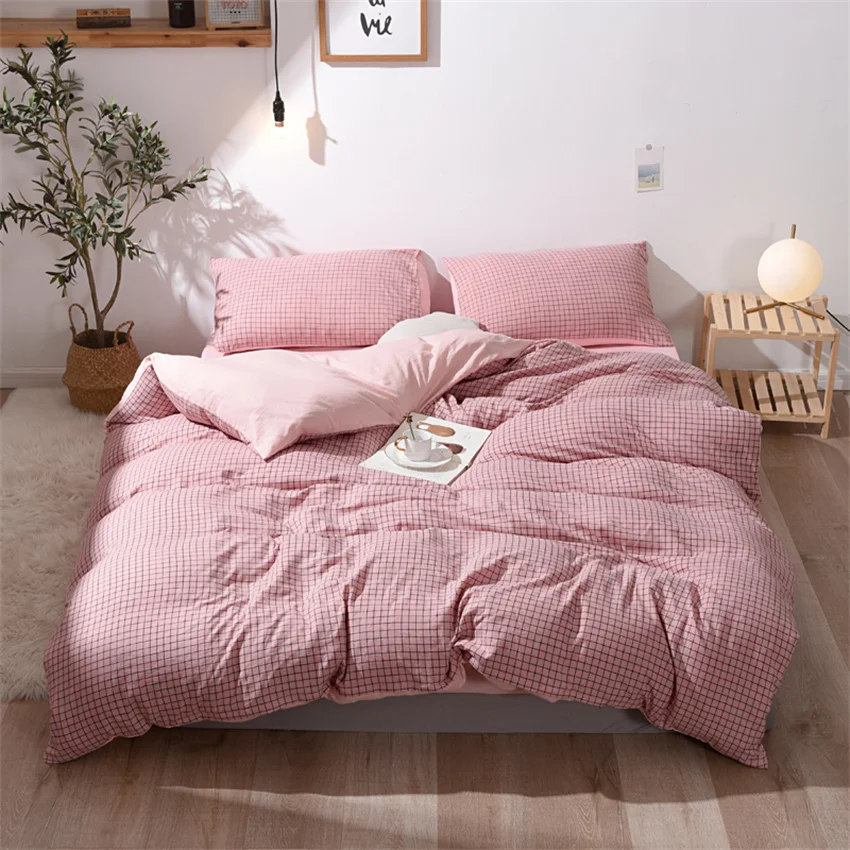 Постельное белье в японском стиле хлопковый пододеяльник чехол для подушки