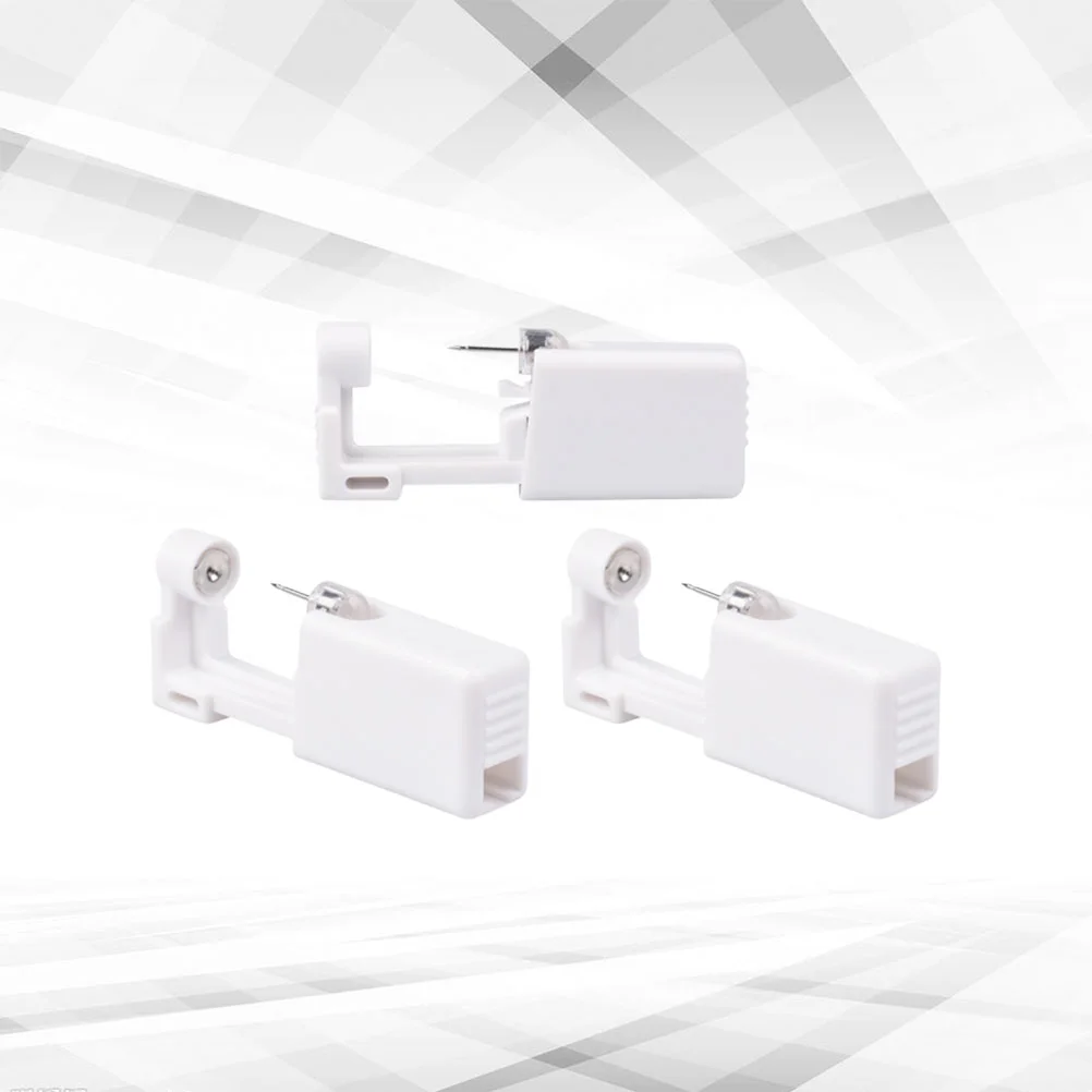 

3Pcs Ear Equipment Nose Tool Ear Needle Kit Body Body Self Ear Disposable Ear Machine Nose Kit Sterile Ear Safety Self