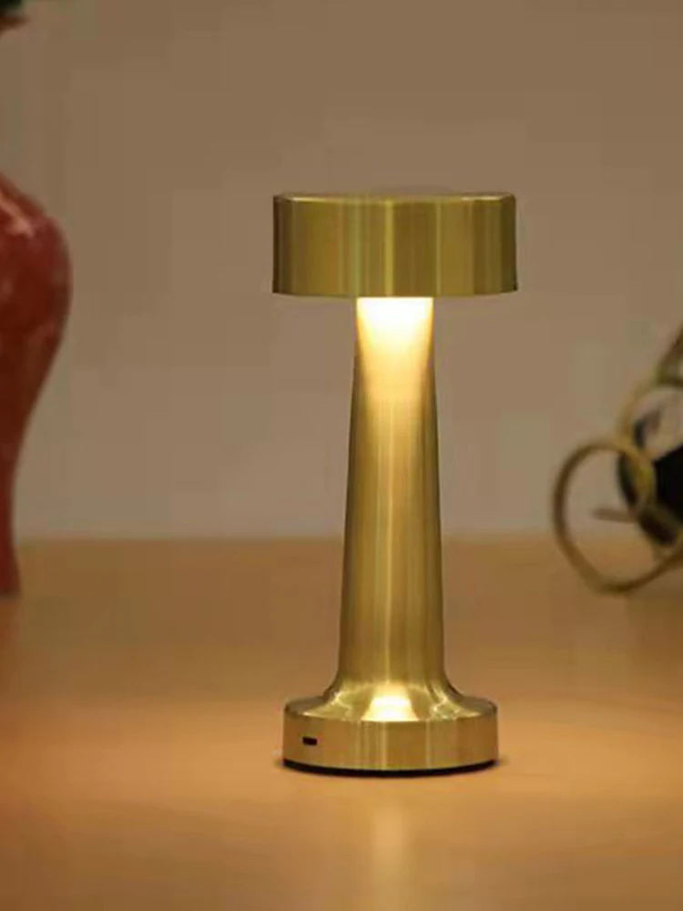 

Гостиничный светодиодный гантель, домашний декор для столовой, прикроватная лампа, приглушаемый ретро-светильник для бара, Настольная Свет...