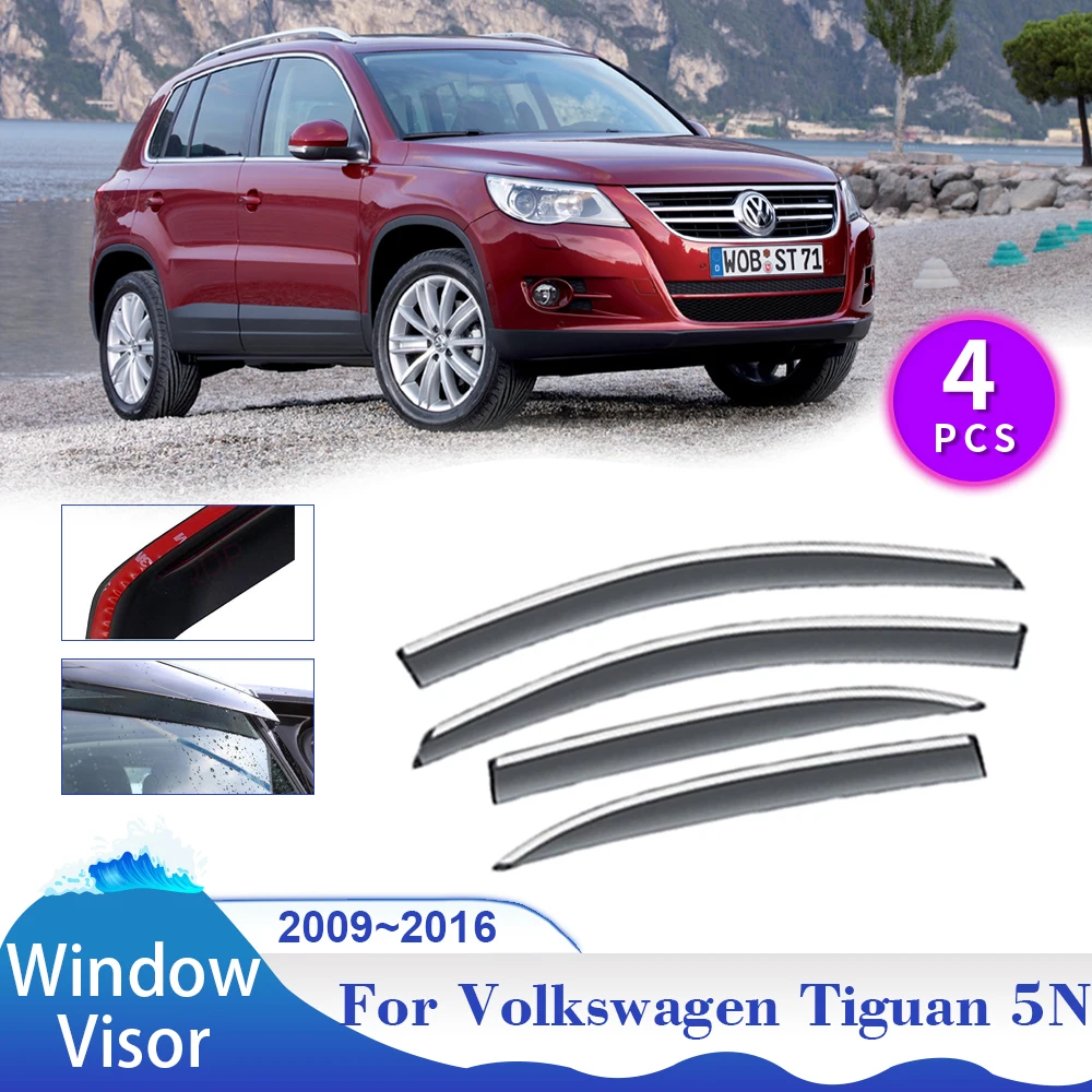 Козырек Оконный Для Volkswagen VW Tiguan 5N MK1 2009 ~ 2016 2010 2011 2012 2013 2014 2015