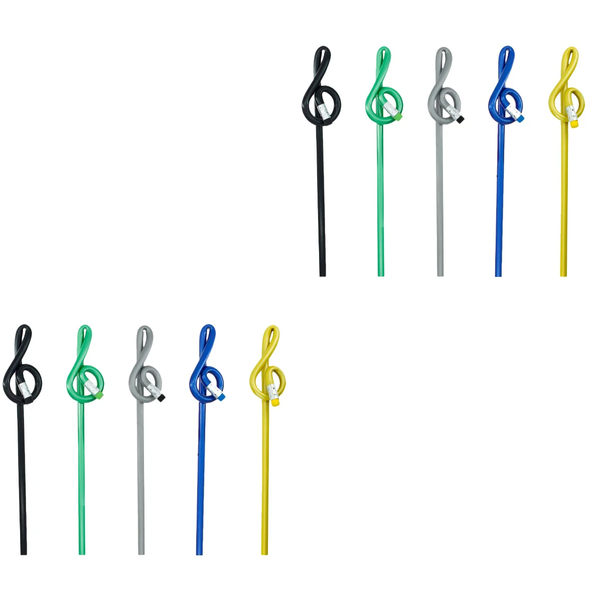 

Pencilnote Clef Musical Students Lovely Bent Funny Pen Gift G Colored Drawing Writing Sharpenedchildren Treble Cute
