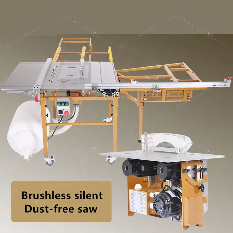 Модель Jt-9bx беспыльная пила скользящая Точная Складная стол для панельной пилы