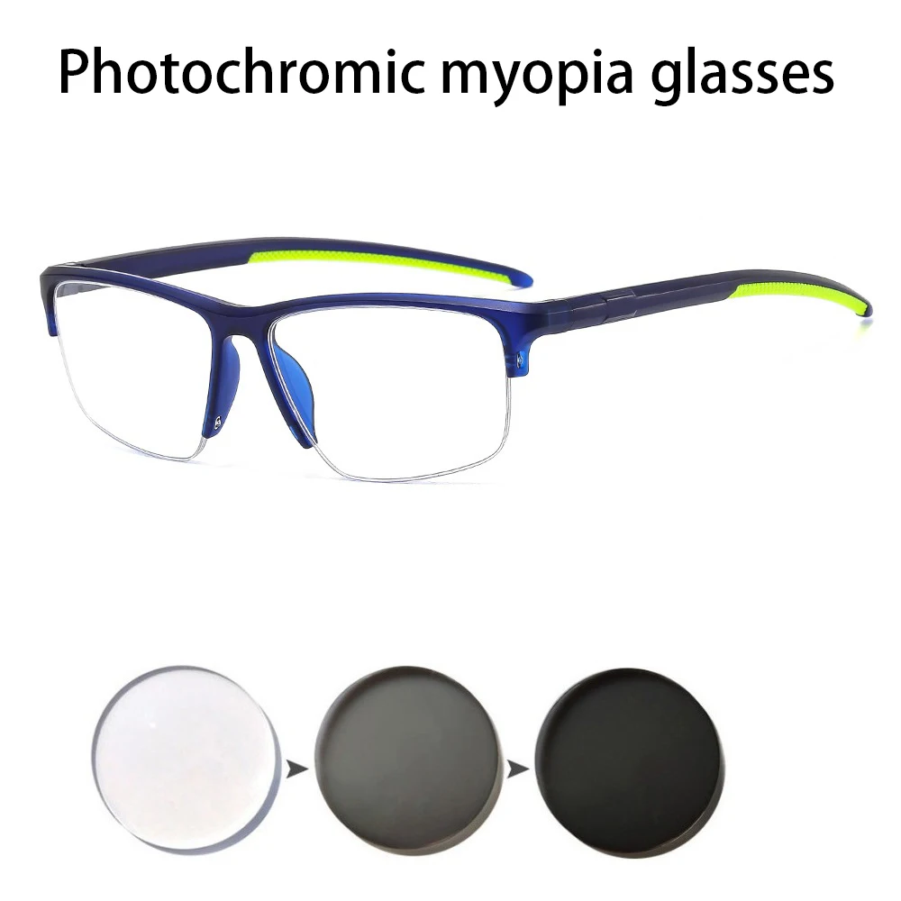 

Evove Sport Photochromic Eyeglasses Frame Men Women Prescription Glasses Male Basketball Outdoor Transition Anti Reflection
