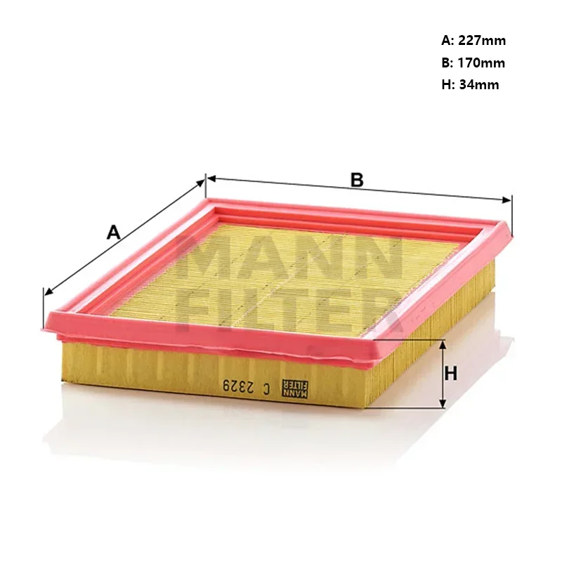 Воздушный фильтр MANNFILTER C2329 подходит для NISSAN Juke Primera Sentra X-Trail HONDA Civic INFINITI RENAULT Koleos