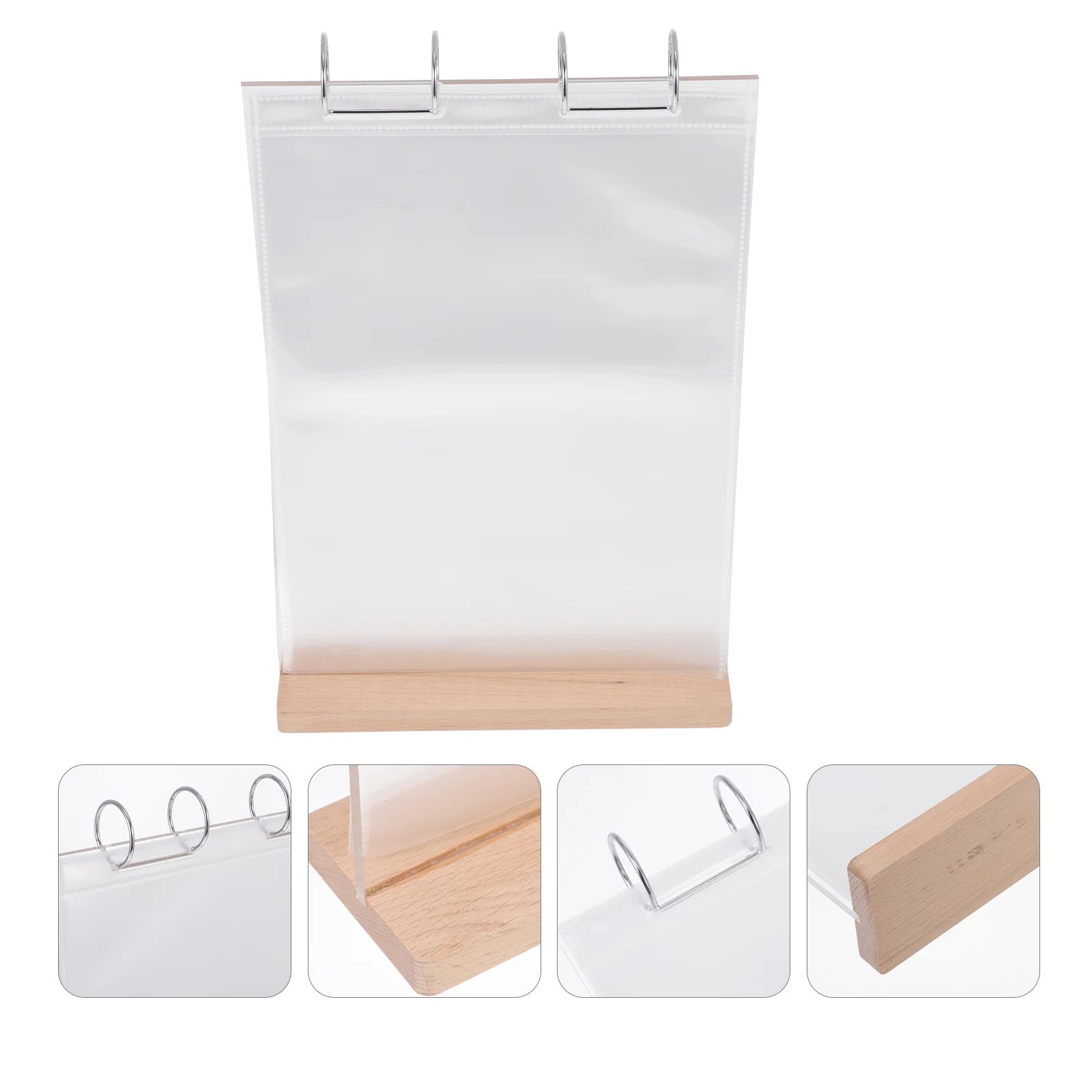 

1Pc Double-sided A4 Presentation Table Sign Holder Menu Paper Holder