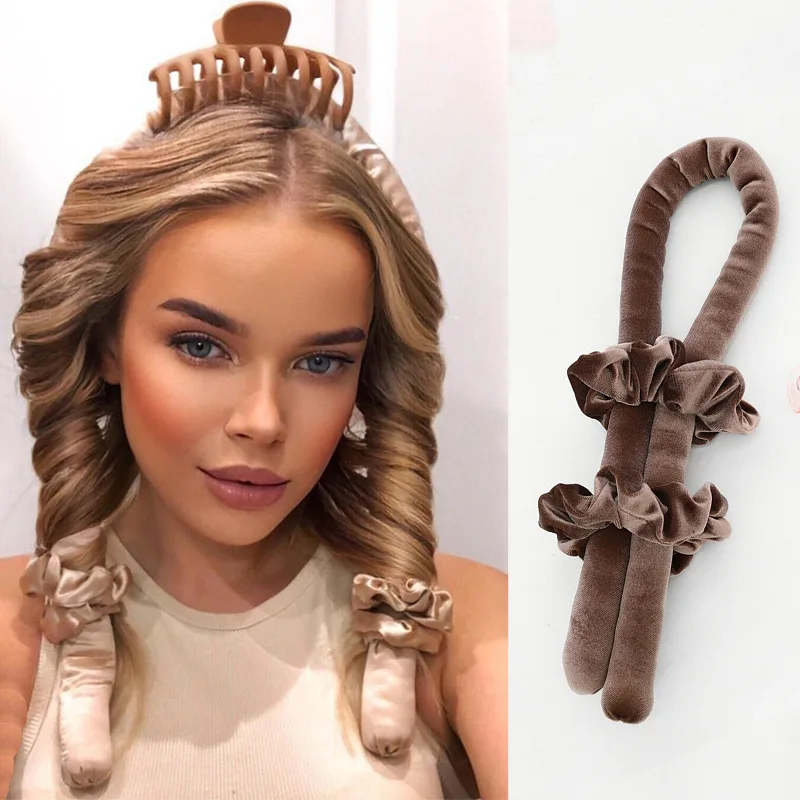 

Hair Accessories Heatless Curls Beauty Curly Products Curler Curling Iron Flexi Rods Magic Hairdresser Tools Hair Foam Rollers