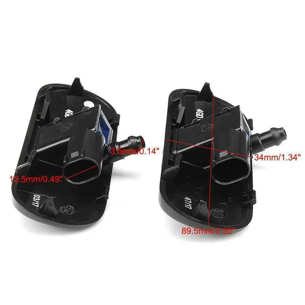

Brand New Windscreen Spray Nozzle Jet Washer Accessories Black For A7 TT