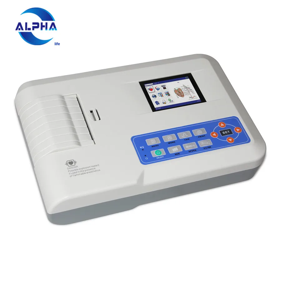 

hot sale ECG-300G Portable electrocardiograph ecg machine