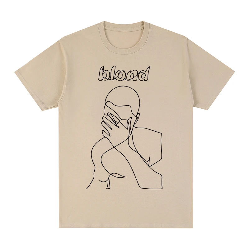 

Blond Frank Rapper Hip Hop Vintage t-shirt RAP MUSIC Cotton Men T shirt New TEE TSHIRT Womens tops