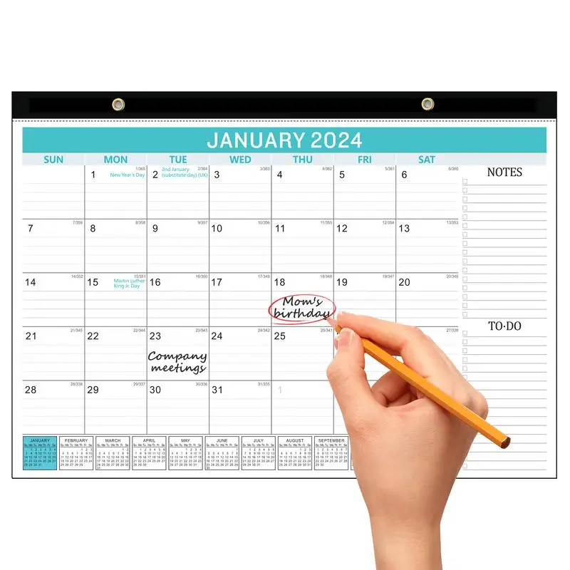 

Настенный календарь 2024-25, настольный настенный календарь, ежемесячный календарь, двухлетний планировщик, Практичный Настольный планировщик 2024-2025, компактный ежемесячный