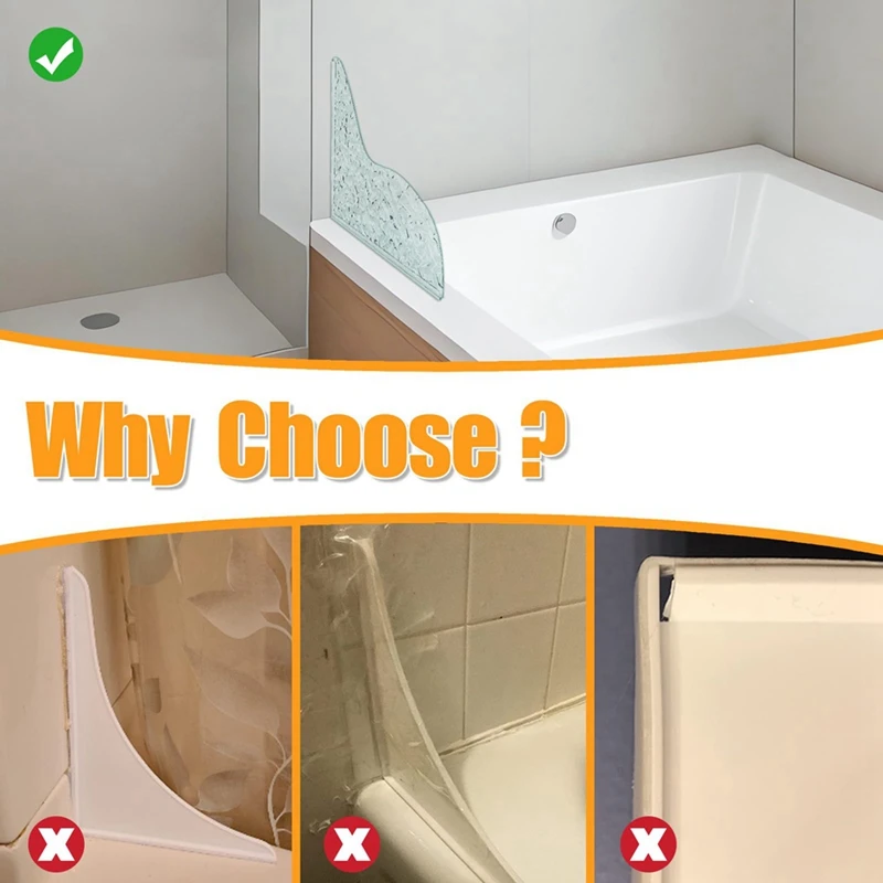 2 шт. самоклеящиеся брызги для ванной