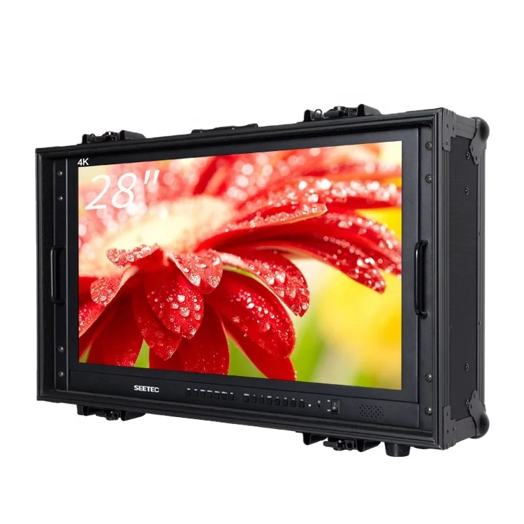 

28" 4K Ultra-HD Resolution Carry-on Broadcast Director Monitor for CCTV Monitoring & Making Movies 4K280-9HSD-CO