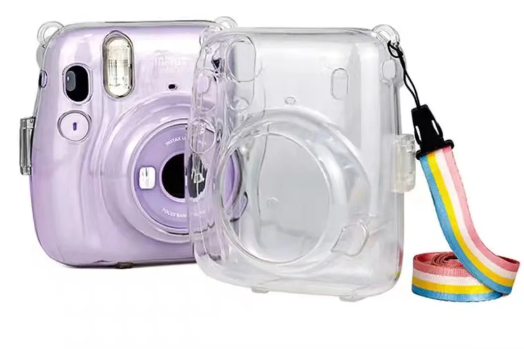 Чехол для камеры Polaroid mini11 прозрачный чехол Fuji защитный сумка аксессуары милый